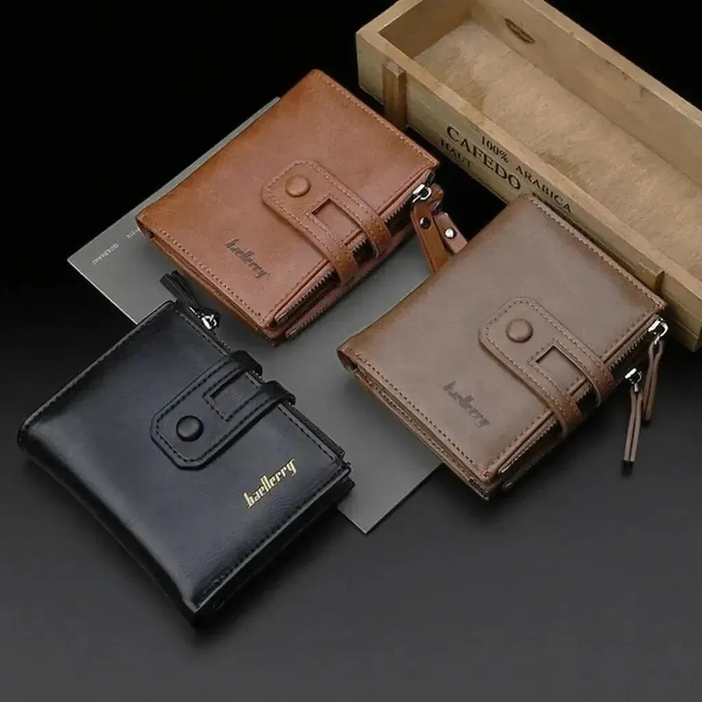 Original Buffalo Leather Trifold Wallet