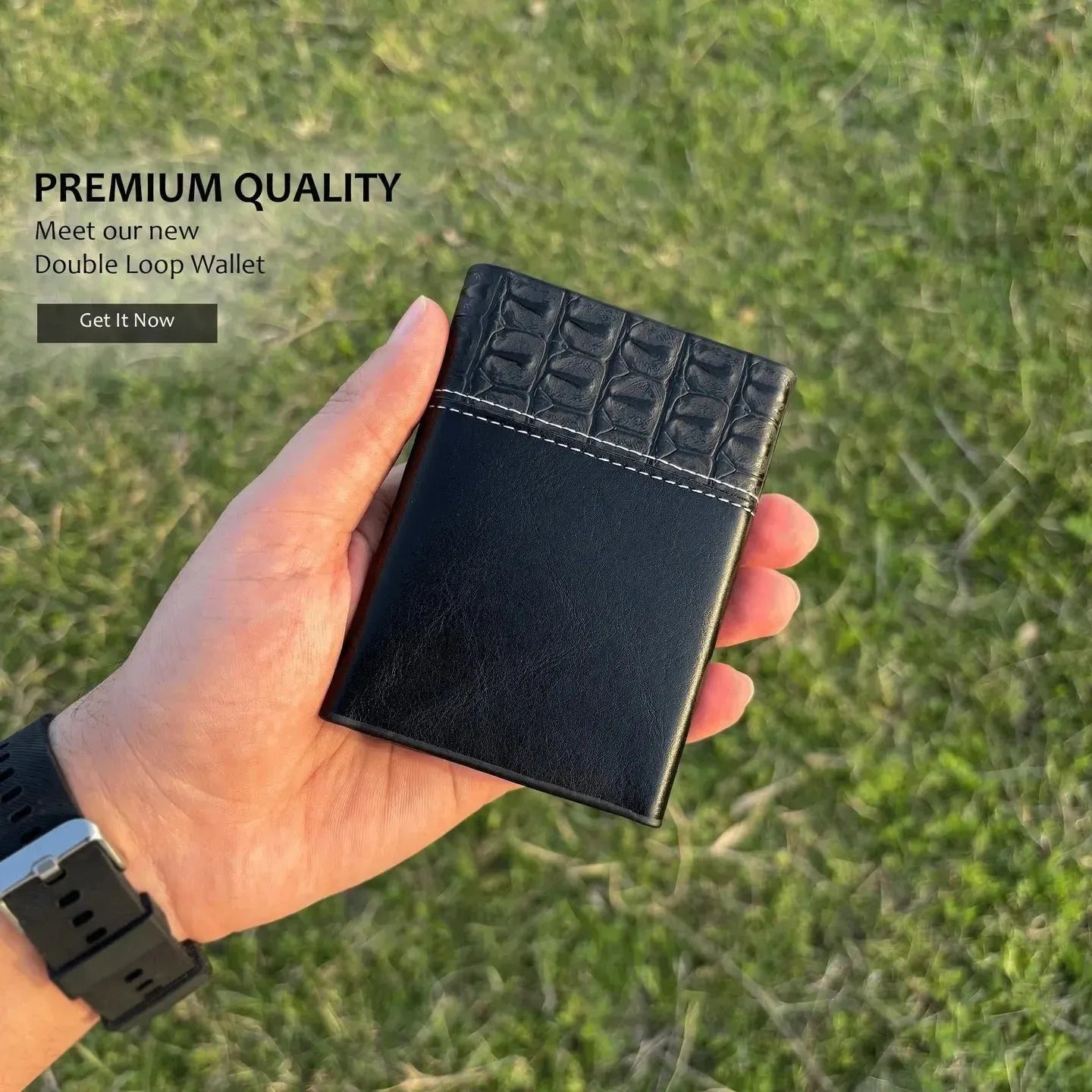 Imported Balebaily Crocodile Wallet